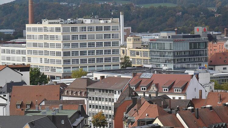 Die Aussicht vom Roten Turm ist grandios: hier die frühere Spinnerei. Foto: Ronald Rinklef