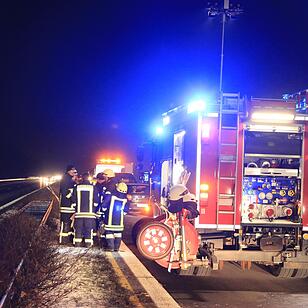 Kollision auf der A3 bei Pommersfelden