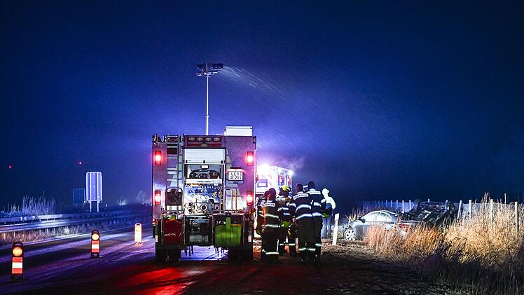 Unfall nach Gl&auml;tte
