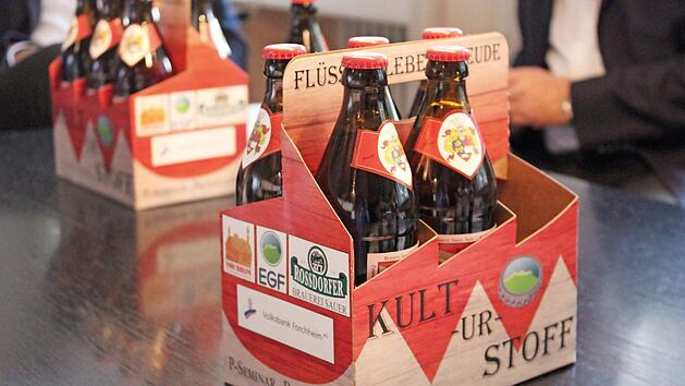 Das Produkt des P-Seminars "Bierkultur" kann sich sehen lassen.