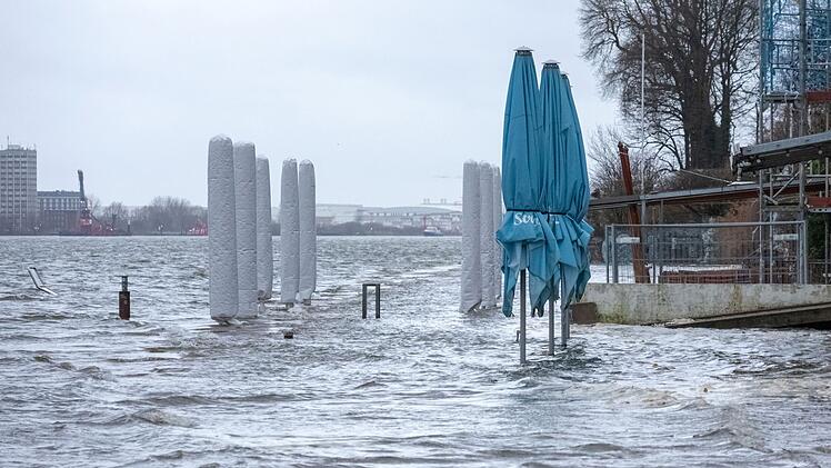 Hochwasser in Hamburg