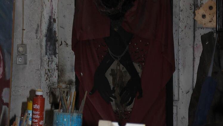 Impressionen aus dem Atelier von Robert Höfling.