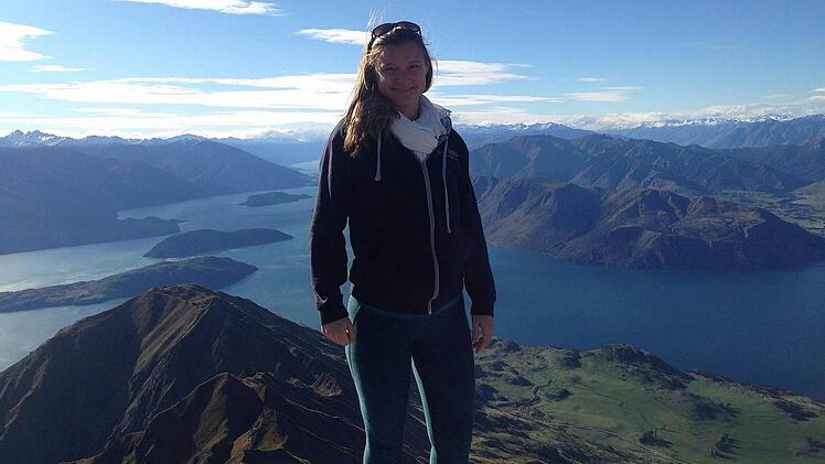 Atemberaubenden Ausblick auf der Südinsel: Julia war auf dem Roys Peak Walk in Wanaka unterwegs. Foto: privat