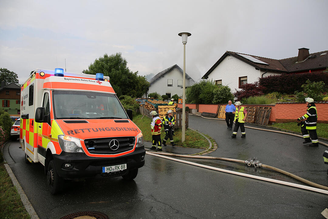 Kreis Hof: 44-Jährige bei Wohnhausbrand verletzt