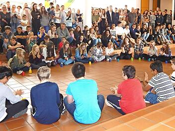 Schüler und Lehrer organisierten ein großes Schulfest in Neunkirchen.  Foto: privat