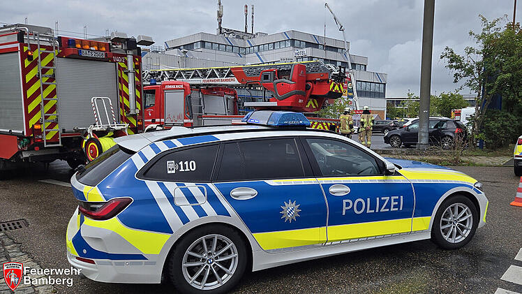 ABC-Einsatz in Bamberg: Bagger beschädigt Gasleitung