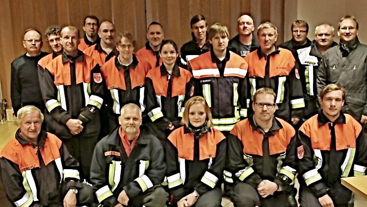 Die erfolgreichen Hafenpreppacher Feuerwehrler Foto: Helmut Will