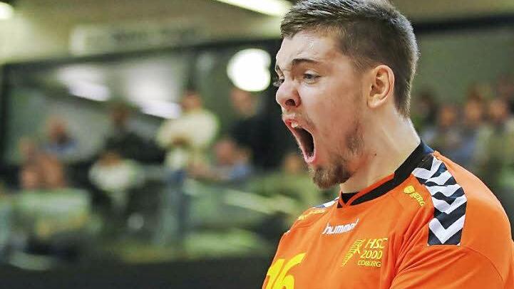 Patryk Foluszny zeigte in Göppingen eine starke Leistung - ob der junge Pole auch in der HUK-Arena am Sonntagabend zum Einsatz kommt, hängt noch von den Verletzungen der beiden Stammkeeper Jan Kulhanek und Oliver Krechel ab. Foto: Iris Bilek