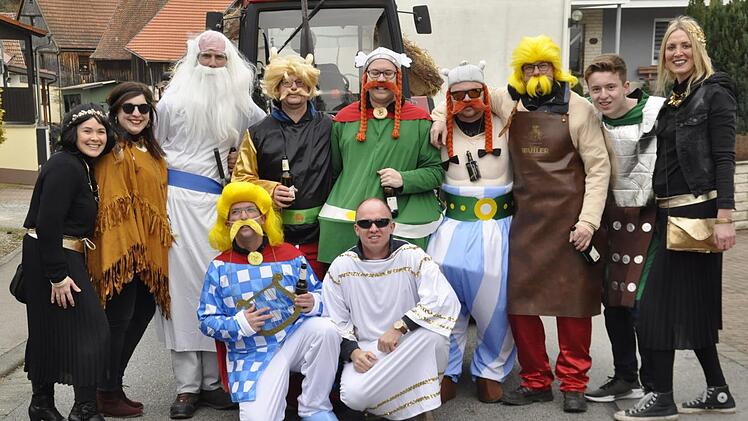 Eindrücke vom Stralsbacher Faschingszug. Foto: Peter Klopf