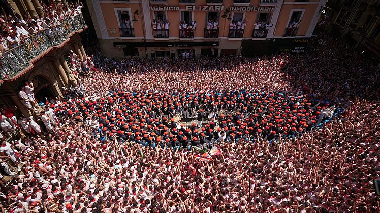 Beginn der Fiesta San-Fermin in Pamplona