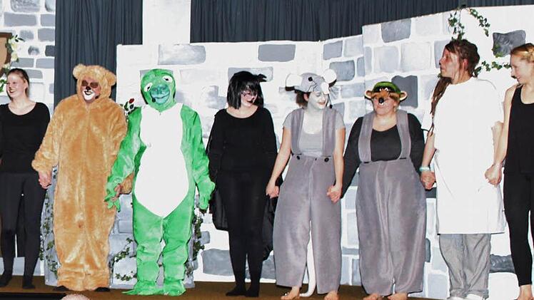 Das Ensemble der Theatergruppe. Foto: Werner Vogel