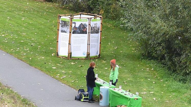 Die "Beluga II " in Bamberg. Foto: Ronald Rinklef