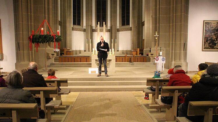 Burkhard Hose spricht in der Stadtpfarrkirche. Foto: Benedikt Borst