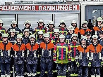 Leistungsprüfung bestanden: Unser Bild zeigt die Teilnehmerinnen und Teilnehmer der Freiwilligen Feuerwehr Rannungen.