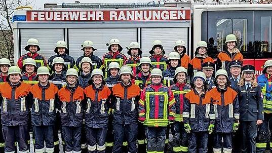 Leistungsprüfung bestanden: Unser Bild zeigt die Teilnehmerinnen und Teilnehmer der Freiwilligen Feuerwehr Rannungen.