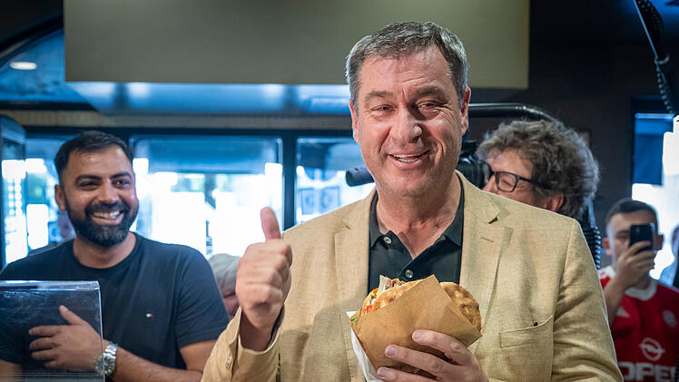 Söder lädt zum Döner-Essen