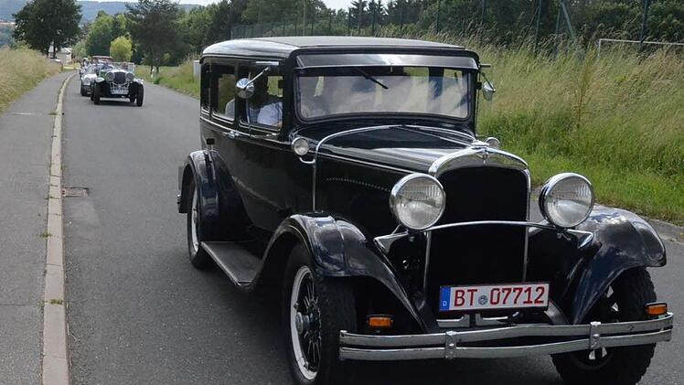 Manche Modelle hatten ganz schön zu schnaufen, bis sie über Seelach und Gehülz die Haßlachberge überwunden hatten.