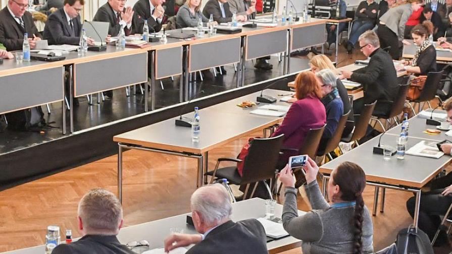 Der alte Stadtrat amtiert nur noch bis Ende April.  Archivfoto: Ronald Rinklef