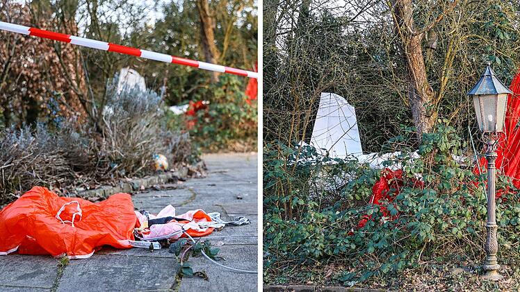 In Würzburg gestartet: Kleinflugzeug stürzt in Garten in Sauerland - Pilot tot