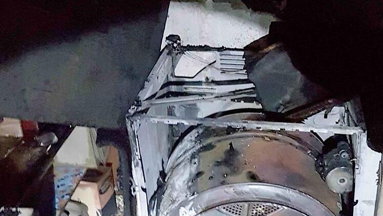 Vom Wäschetrockner ging der Brand aus.    Foto: Richard Sänger