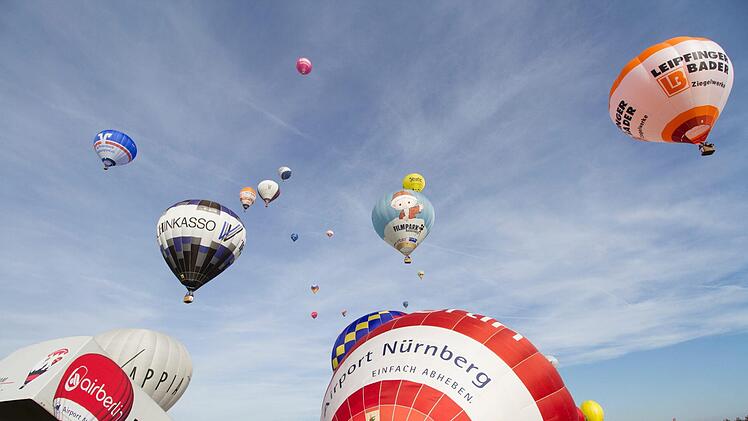 Jackpot für Ballonfans: Der Frankenballoncup 2020 wurde über der Fränkischen Schweiz ausgetragen. Foto: Josef Hofbauer