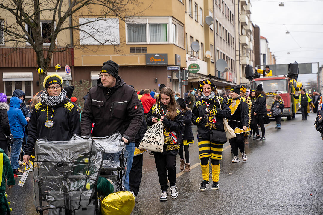 Der traditionelle Umzug zog ca. 70.000 Faschingsfreunde an.