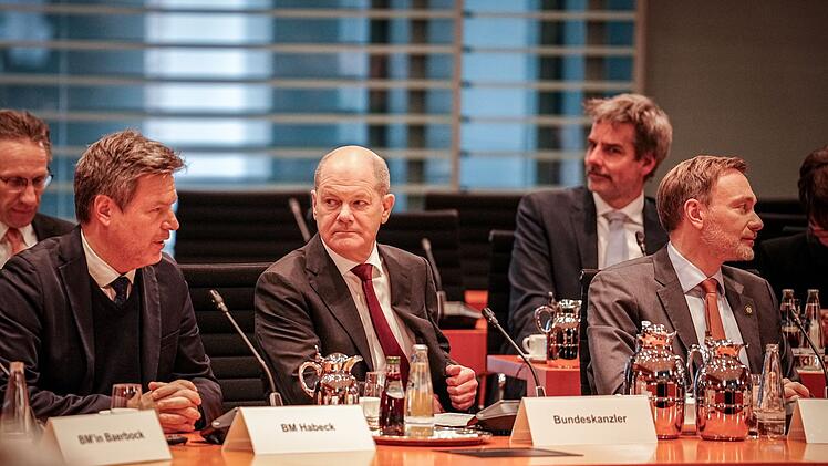 Robert Habeck, Olaf Scholz und Christian Lindner