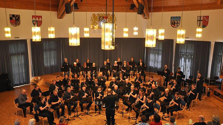 Abschlusskonzert des Klarinettenchors der Deutschen Klarinettengesellschaft in der Bayrischen Musikakademie . Foto: Jacqueline Vera Mihm
