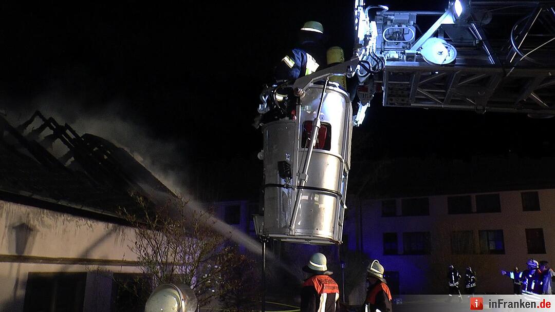Brand in Kloster bei Münnerstadt – 250 Heimbewohner von Feuer bedroht