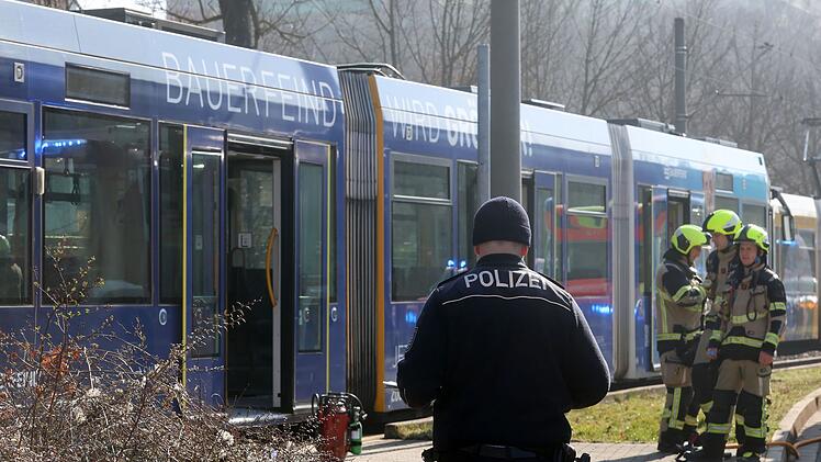 Brandanschlag in Straßenbahn in Gera