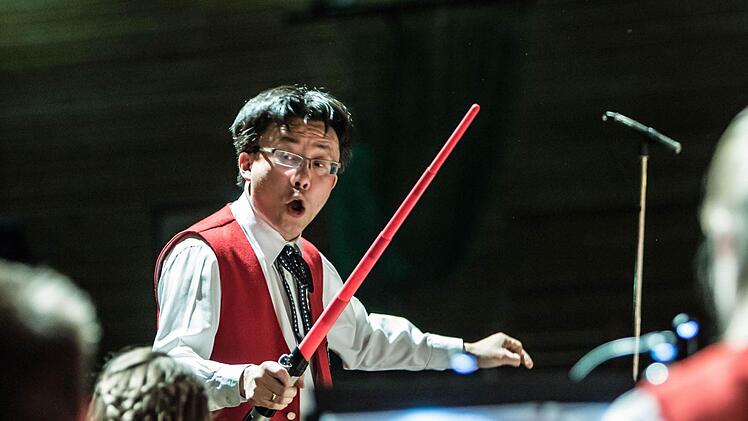 Daxi Pan dirigiert die "Star Wars Saga".Foto: Jochen Berger