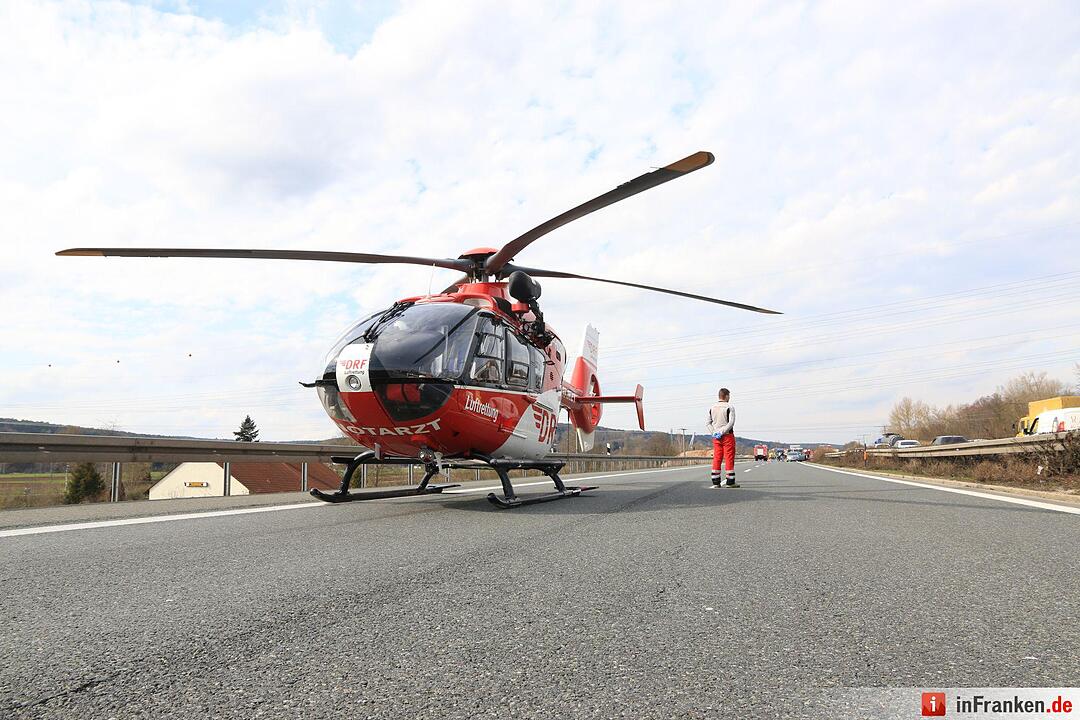 Schwerer Unfall auf der A73