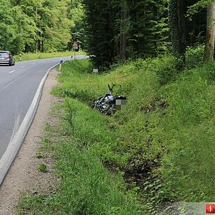 Motorradunfall bei Gosberg
