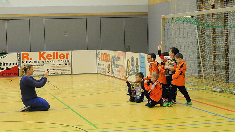 Schnappschüsse vom U-7-Turnier in der Saaletalhalle. Foto: ssp