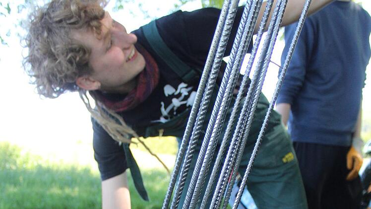 Metallverstrebungen. Auch daran hat Linda Wagner gedacht.