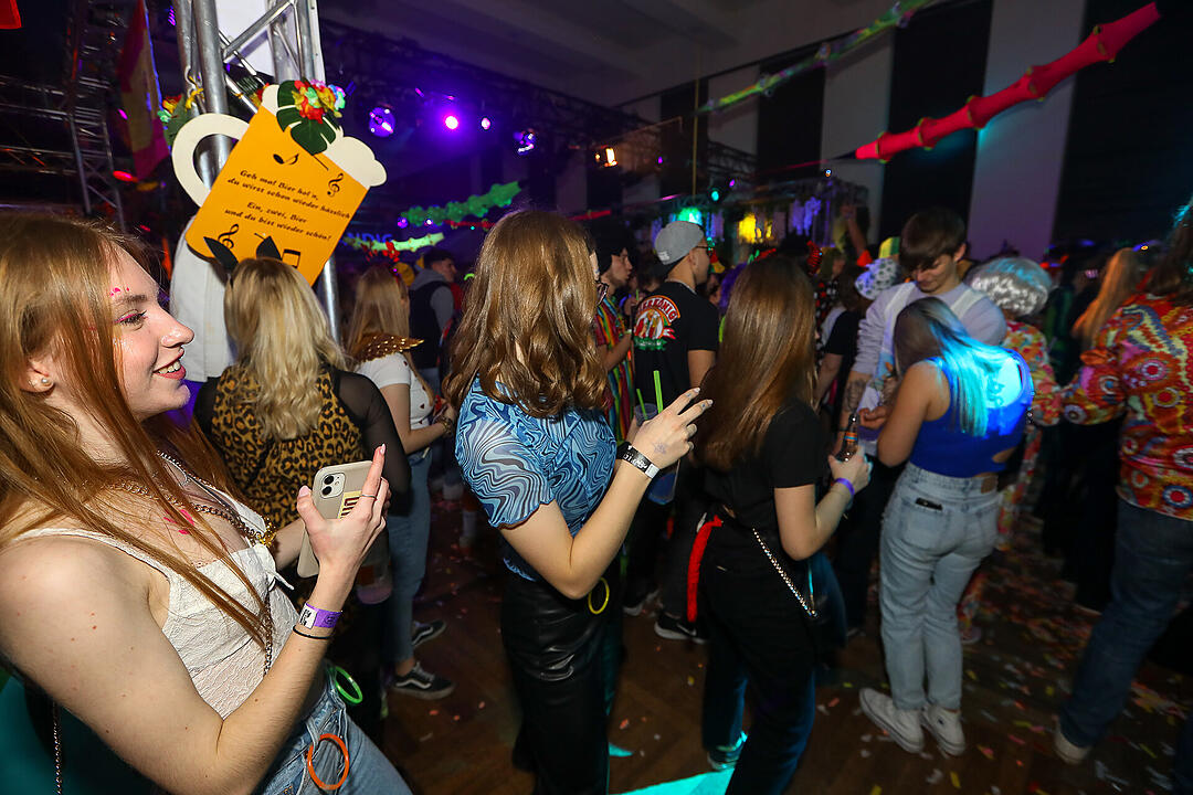 Beste Partystimmung in der Stadthalle