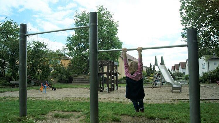 Die Spielplätze in Lichtenfels lagen am Mittwochnachmittag noch recht einsam in der Sonne.  Fotos: Corinna Tübel