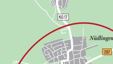 Trasse für mögliche Ortsumgehung von Nüdlingen. Foto: Grafik Michael Beetz