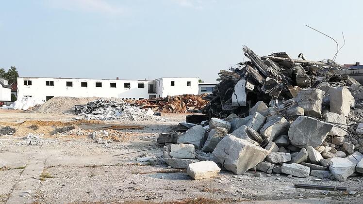 Die Abrissarbeiten im August Foto: inFranken.de