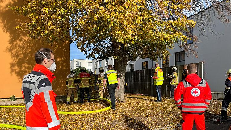 Feuerwehreinsatz in der Lenbachstraße Bayreuth