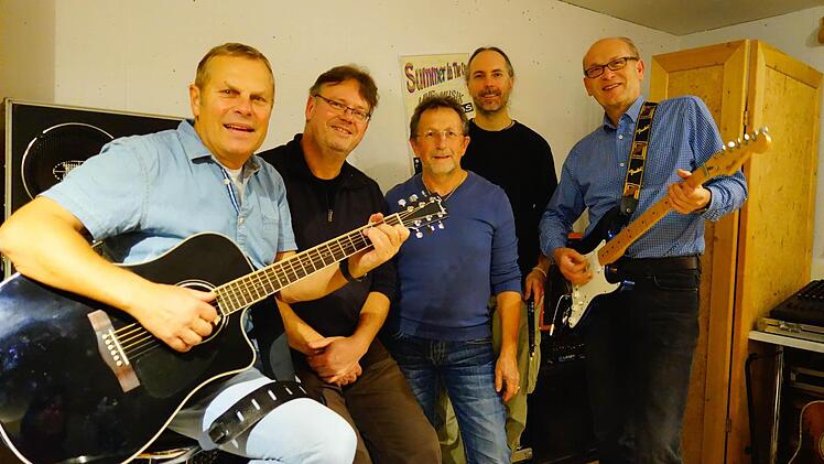 Die Bodygards im Proberaum