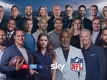 RTL und Sky gehen mit einem gro&szlig;en Team in die neue Saison, die von September bis Februar dauert.