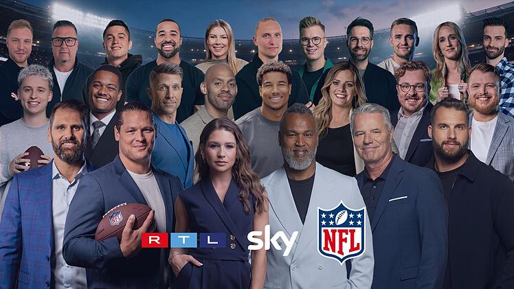 RTL und Sky gehen mit einem gro&szlig;en Team in die neue Saison, die von September bis Februar dauert.