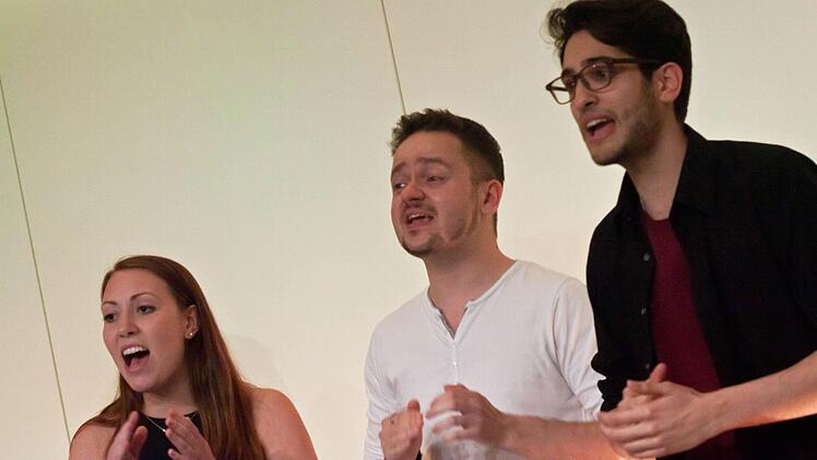 Das Würzburger Vokalensemble "Room4Rent" gastierte in Coburg.Foto: Jochen Berger