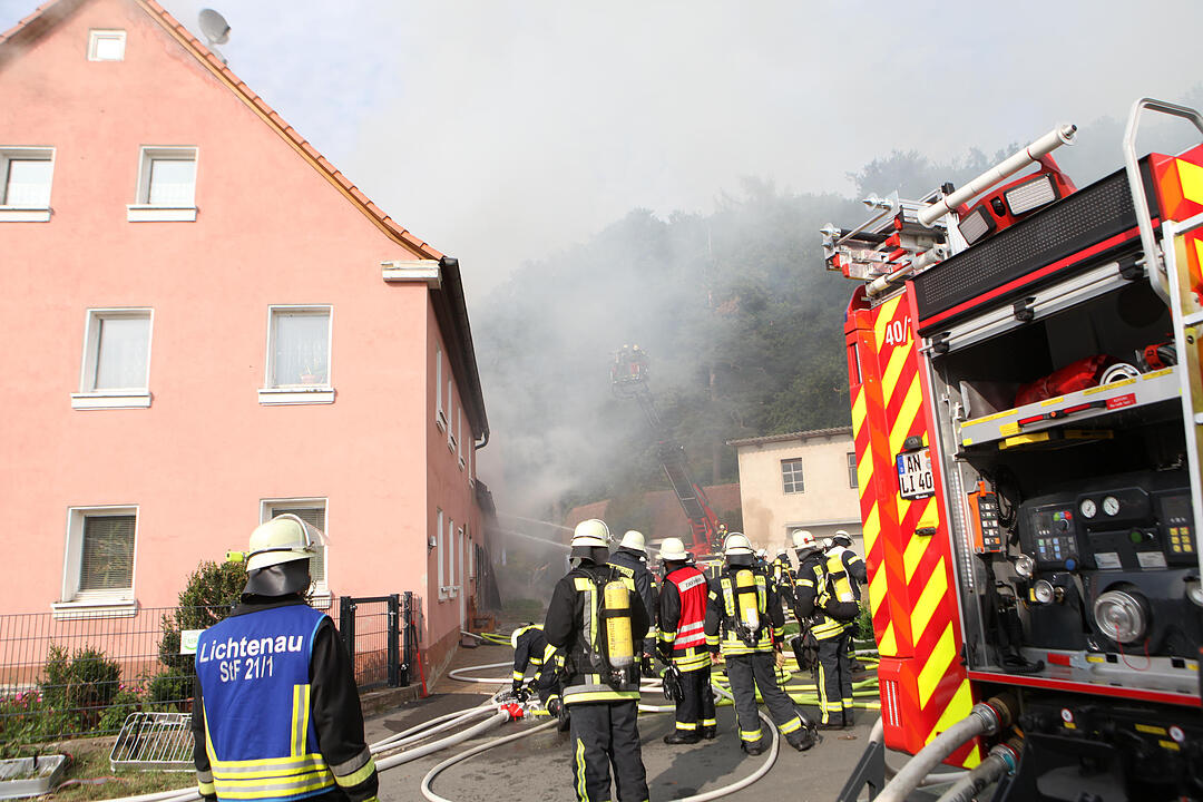 Herpersdorf bei Ansbach: Scheune abgebrannt