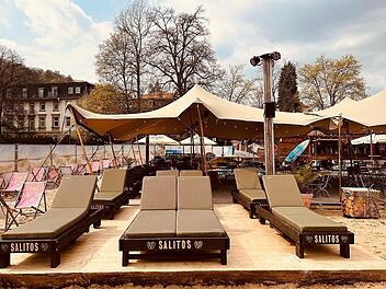 Bad Kissingen: Beliebter Stadtstrand feiert Saisoneröffnung - "der Sommer kann kommen"