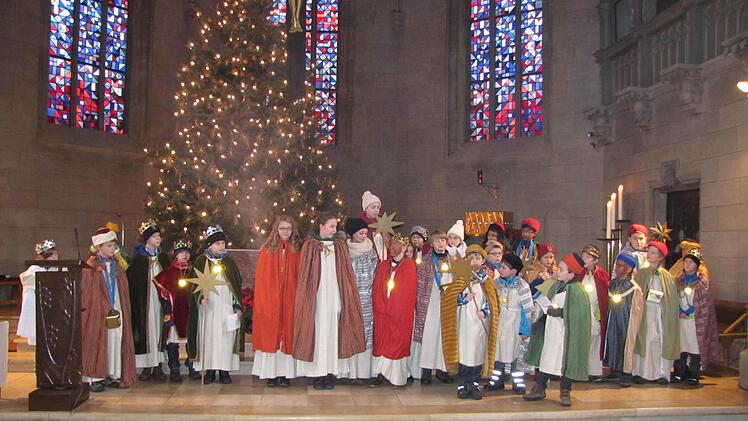 Bei der Aussendung in St. Augustin