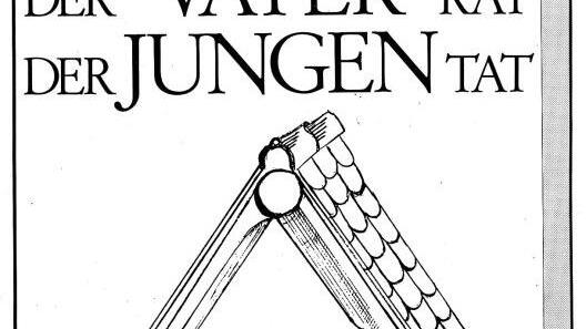 Der Fränkische-Schweiz-Verein wird die Verleihung des Schmuckziegel als Auszeichnung für typisches Bauen wieder aufnahmen. Zeichnung des Schmuckziegels von Harro Frey.  Repro: Reinhard Löwisch