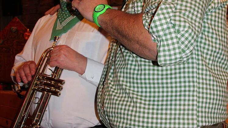 Martin Frank forderte den Bürgermeister zum Trompeten-Echo auf.