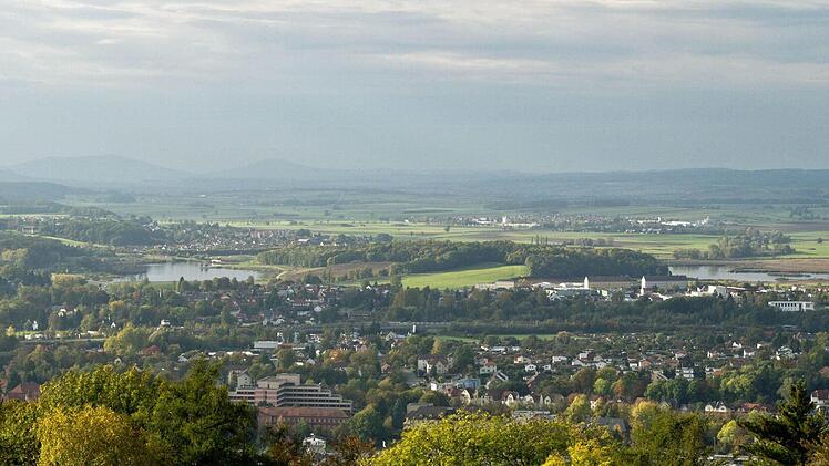 Blick auf den Landkreis Coburg. Foto: Jochen Berger